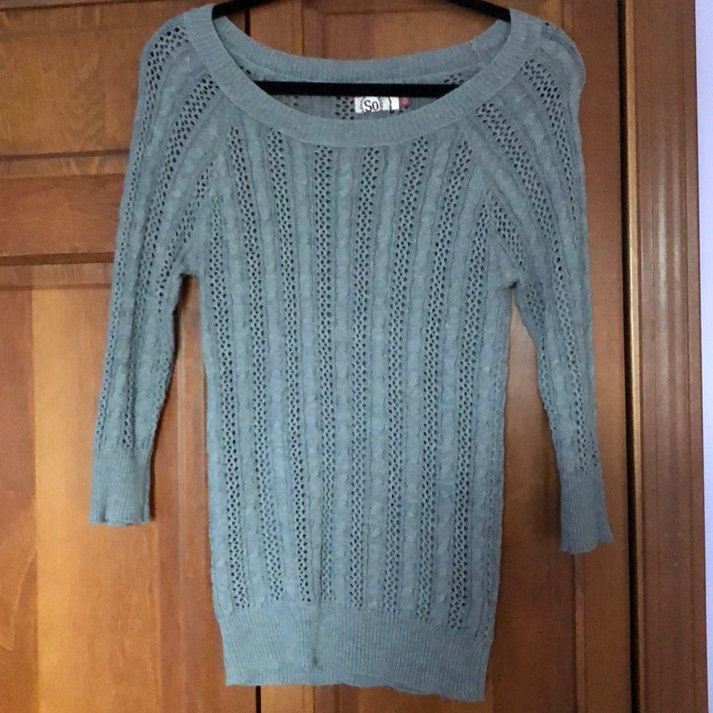 Gray Knit Sweater
